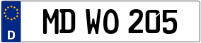 Truck License Plate